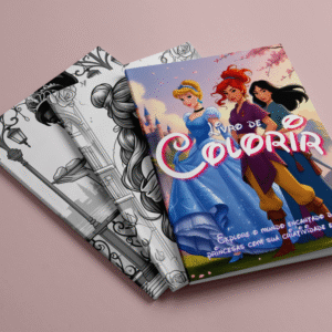 E-book para Colorir Princesas da Disney