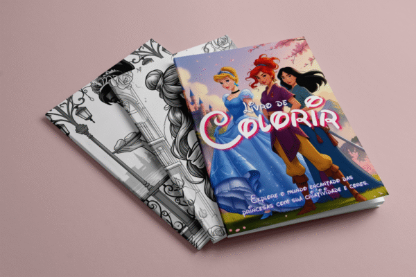 E-book para Colorir Princesas da Disney