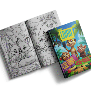E-book para colorir Reino Animal
